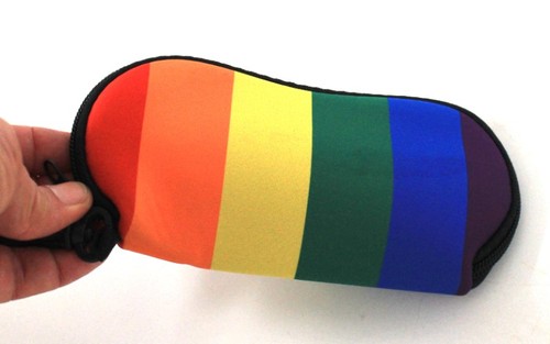 Rainbow print soft zipped - rainbow,