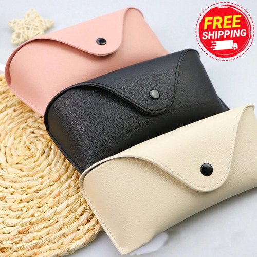 Glasses pouch case leather - glasses,