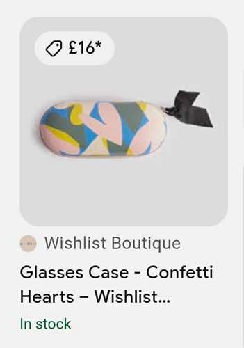 Glasses hard case confetti - glasses,