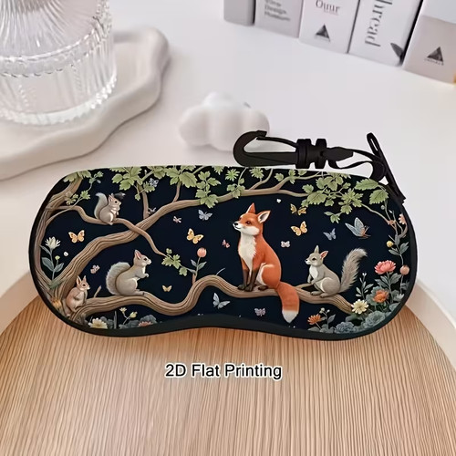Woodland fox squirrels - squirrels, flowers