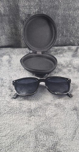 Oxva black folding sunglasses - black,