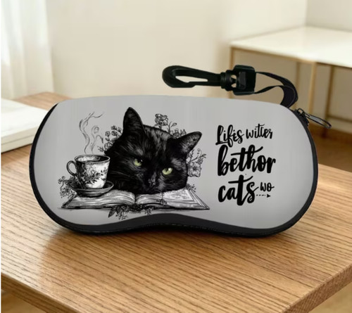 Black cat glasses - 🐈‍⬛,