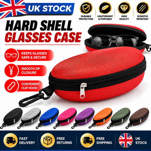 Portable hard glasses - hard, zip