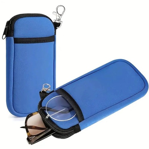 Portable zipped soft - portable, glasses