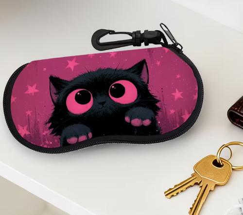Cute black cat - cute,