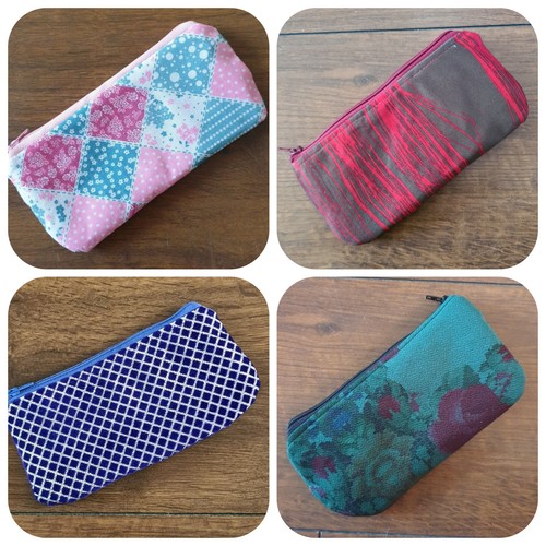 Handmade fabric glasses - fabric, case