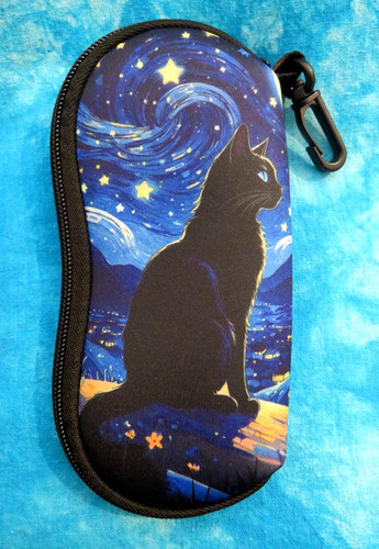 Black cat starry - &, zip