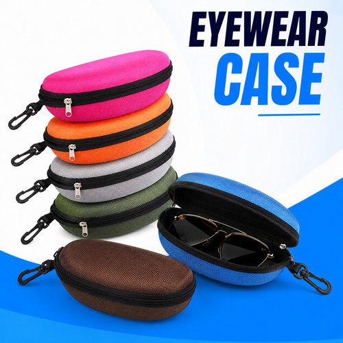 Hard shell glasses case zipped - case,