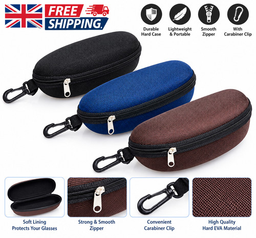 Hard shell glasses case with - shell,