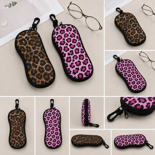 Pink brown leopard print - pink,